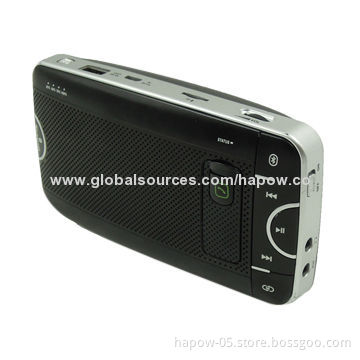 Bluetooth Handsfree Car Kit, Earphones, Subwoofer Speaker/Recorder/4,000mAh Power Bank/Flashlight